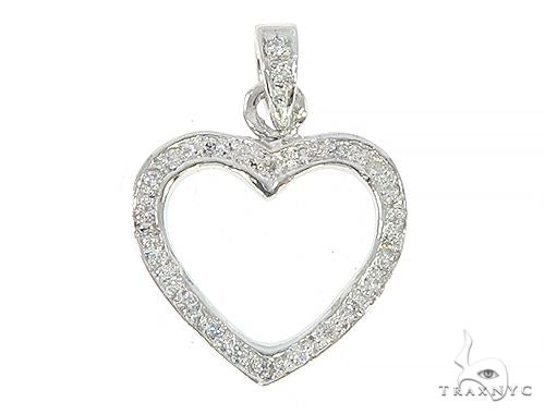 14K Gold Heart Pendant 65449 - Image 1