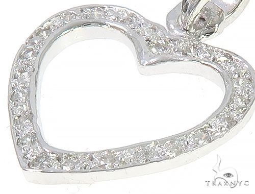 14K Gold Heart Pendant 65449 - Image 4