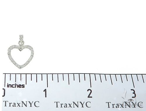 14K Gold Heart Pendant 65449 - Image 6