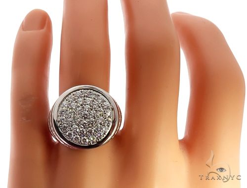 14K White Gold Prong Diamond Traxnyc Ring, photo 7 of 7