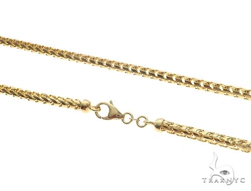 14k Yellow Gold Solid Franco Chain 26 Inches 3.9mm 66027 - Image 2