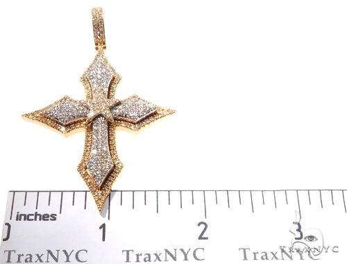14K Yellow Gold Cross Pendant, photo 7 of 7