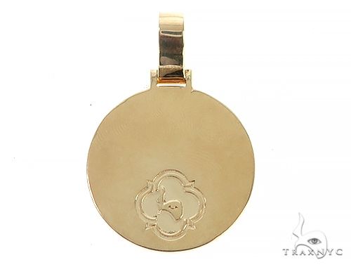 14K Yellow Gold Small Custom Steelers Pendant, photo 3 of 7