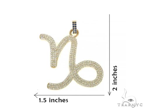 14K Yellow Gold Custom Symbol Pendant 66011 - Image 6