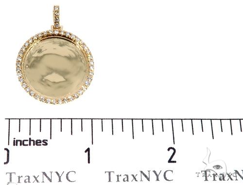 14K Gold Customizable Photo Pendant 1 inch 64624 - Image 6