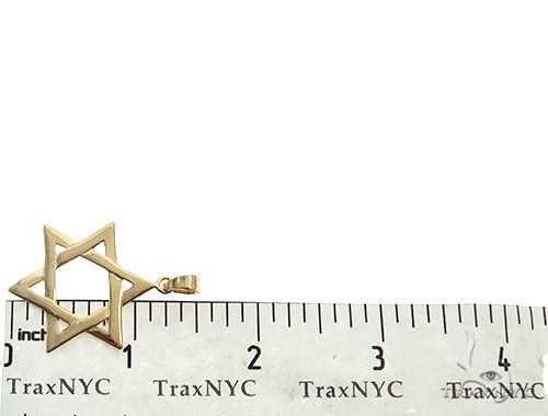 14K Gold David Star Pendant, photo 6 of 7