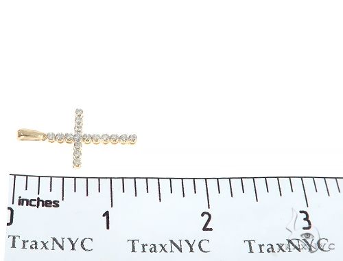 14K Gold Diamond Cross, photo 7 of 8