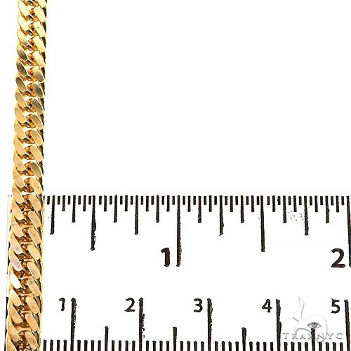 14K Yellow Gold Solid Double Curb Chain 5.4mm, photo 6 of 6