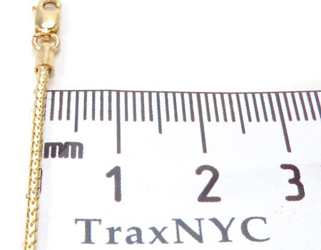 14K Gold franco chain, 1 mm, photo 7 of 7