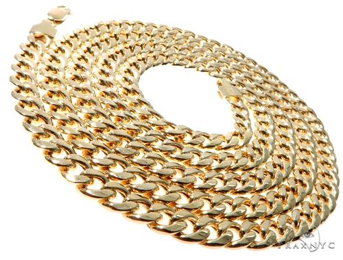 TraxNYC's Best Buy 14k Yellow gold Hollow Cuban Curb Link Chain 5.5mm 28 Inches, photo 4 of 7