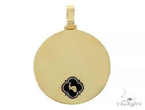 14K Yellow Gold Large Custom Steelers Pendant 65748 - Image 3