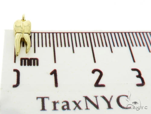 14K Yellow Gold Small Tooth Pendant, photo 6 of 6