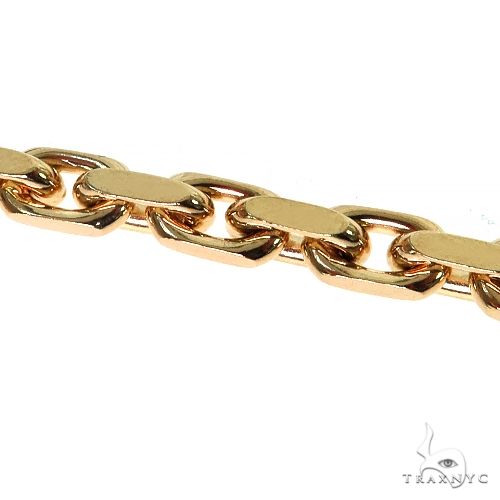 14K Yellow Gold Solid Cable Bracelet 8.25 Inches 4.8mm, photo 4 of 6