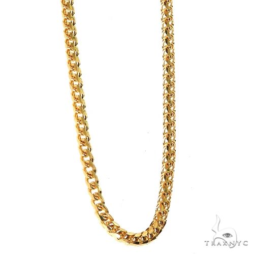 14K Yellow Gold Solid Franco Chain 2mm 67682, photo 2 of 4