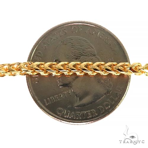 14K Gold Solid Franco Chain 20 Inches 2.8mm 70684 - Image 4