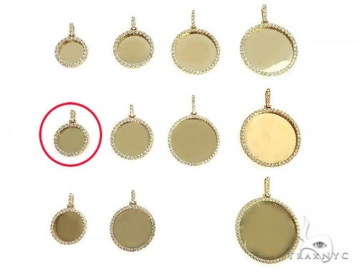 14K Yellow Gold Sweet Memories Collection Mini Diamond Photo Pendant, photo 8 of 8