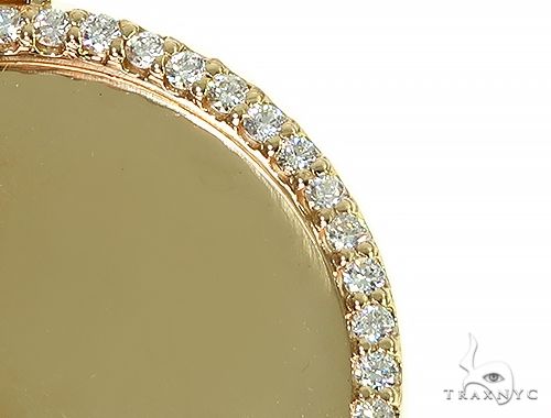 14K Yellow Gold Sweet Memories Collection Diamond Photo Pendant, photo 4 of 6