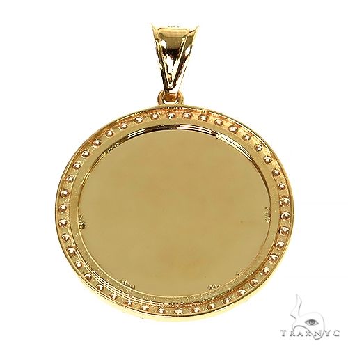 14K Yellow Gold Sweet Memories Collection Diamond Photo Pendant, photo 4 of 6