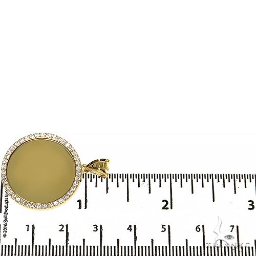 14K Yellow Gold Sweet Memories Collection Diamond Photo Pendant, photo 6 of 6
