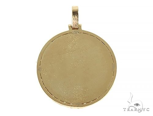 14K Yellow Gold Sweet Memories Collection Medium Diamond Photo Pendant, photo 3 of 8