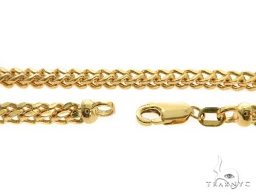14k Yellow gold Hollow Franco Link Chain 4.5mm 26 Inches 65555 - Image 4