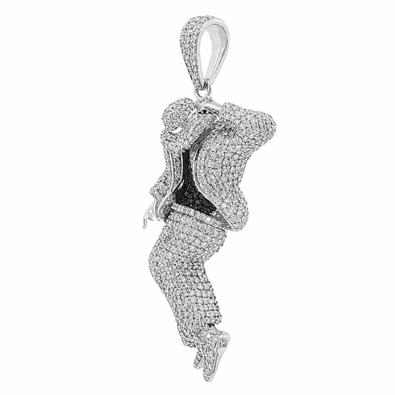 14K Diamond Moonwalk Pendant, view 5