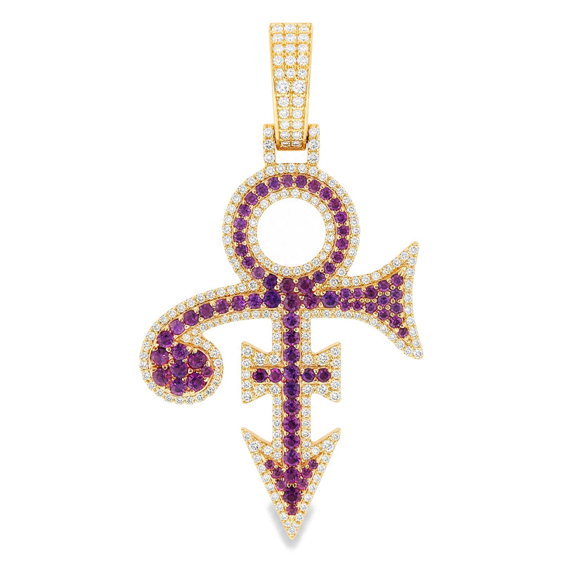 14K Gold Custom Made Diamond Pendant