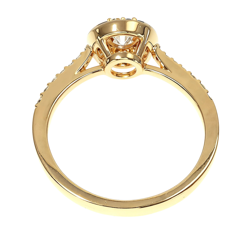 14K Gold Diamond Engagement Ring, photo 4 of 6
