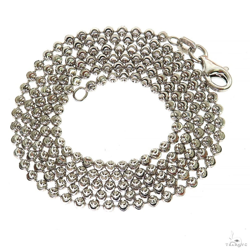 14K Gold moon cut chain, 2 mm, photo 3 of 6
