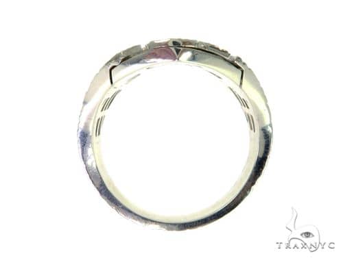 14k White Gold Spartan Mask Diamond Ring, photo 8 of 10