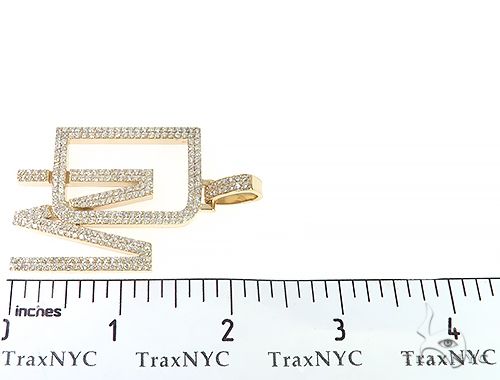 14k Yellow Gold Custom Made DM Pendant 65420 - Image 7