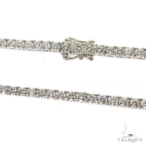 14K Gold tennis chain, 4 mm, photo 5 of 7
