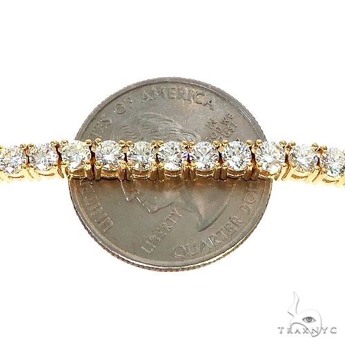 14K Gold tennis chain, 3.4 mm, photo 4 of 6
