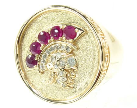 14K Gold Warrior Ring, photo 3 of 9