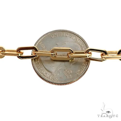 18K Solid Gold Anchor Cable Link Chain 19 Inches 5mm, photo 5 of 7