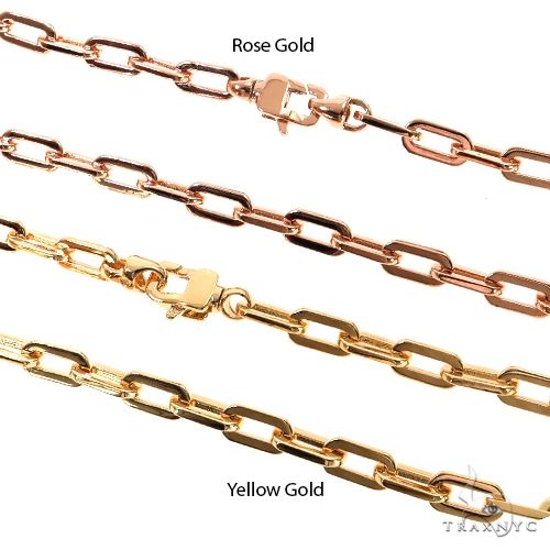 18K Solid Gold Anchor Cable Link Chain 19 Inches 5mm, photo 7 of 7