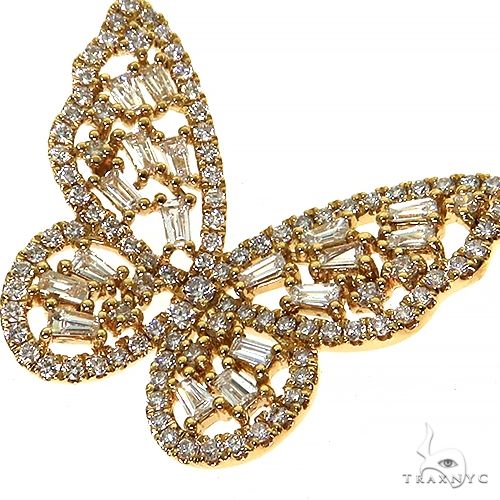 Diamond Butterfly Necklace 68507 - Image 3