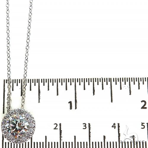 18K Gold Diamond Necklace 68215 - Image 5