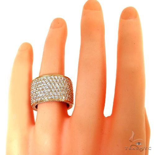 18K Gold Eternity Diamond Ring, photo 6 of 6