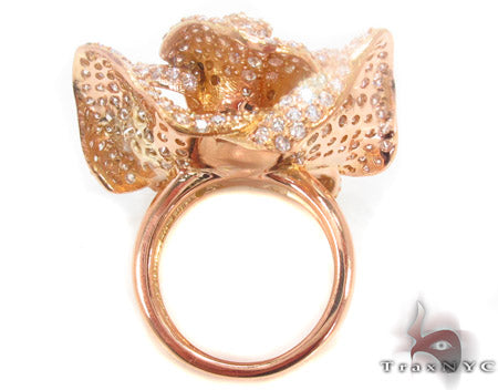 18K Gold Rose Ring 33732 - Image 6