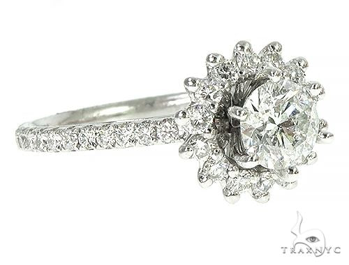 18K White Gold Engagement Diamond Ring 66247 - Image 1