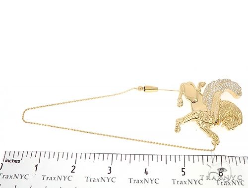 18K Yellow Gold Custom Brooch, photo 11 of 11