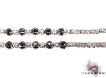 10K Black and White Gold Diamond Rosary, photo 2 of 14