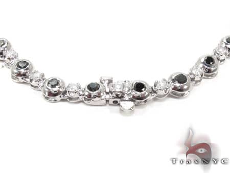 10K Black and White Gold Diamond Rosary, photo 11 of 14