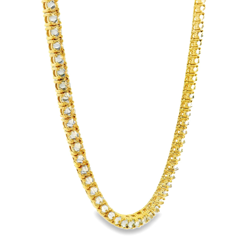 14K Gold tennis chain, 3.6 mm, photo 2 of 7