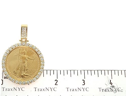 US Mint American Liberty 1oz Gold Coin With 18K Diamond Bezel, photo 7 of 8