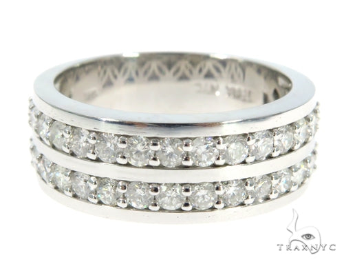 14K Gold 2 Row Diamond Ring, photo 2 of 7