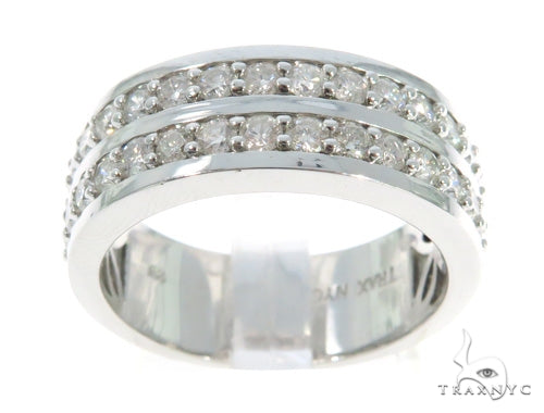 14K Gold 2 Row Diamond Ring, photo 7 of 7