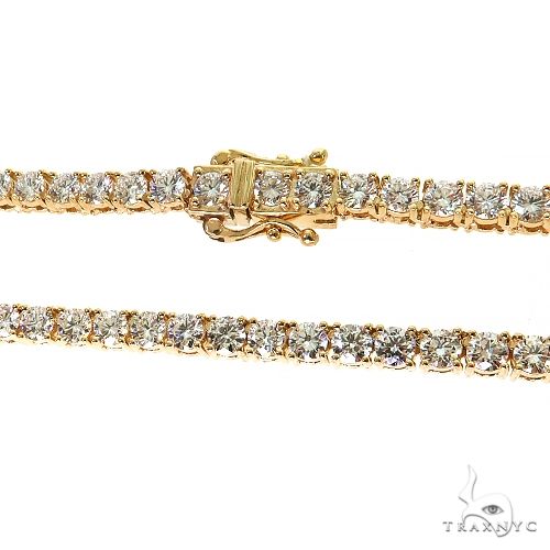 14K Gold tennis chain, 4.3 mm, photo 5 of 8