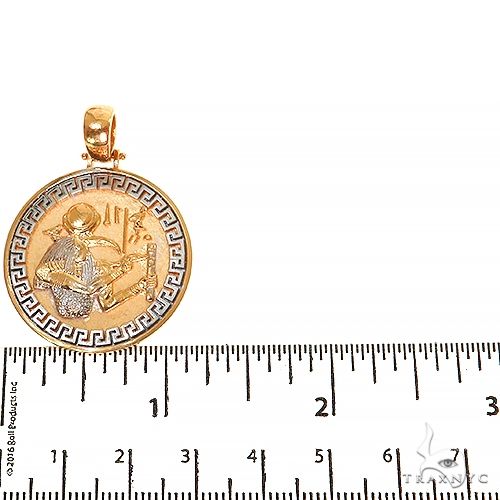 22K Gold Custom Made Greek Thoth Pendant, photo 5 of 6